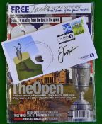 2005 St Andrews Open Golf Championship Jack Nicklaus Final Open signed postal cover – together