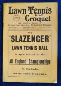 1904 Lawn Tennis and Croquet magazine issue – dated Wednesday May 25th 1904 containing interesting