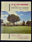 1960 Official US 60th Open Golf Championship programme-played at Cherry Hills Country Club Denver