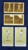 2x Tennis Cigarette Card sets from the 1920s and early 1930s to incl "Tennis Strokes" issued by