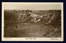 James Braid and Harry Vardon golfing postcard – titled "Golf Links Tenby" featuring both Open Golf