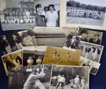 Collection of Cricket Photographs – ex Colin Cowdrey – to incl many press photographs incl one