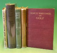 Golf Instruction books from 1920/30s (5) to incl J C Macbeth "Golf From A to Z" 1st ed 1935 original