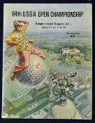 1964 official US 64th Open Golf Championship programme- played at The Congressional Country Club