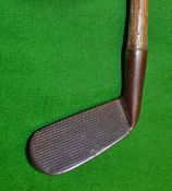 Scarce A.G. Spalding Pat Spring face mashie niblick c1910 – the face is in good condition with