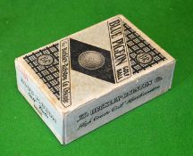 The Beckley-Ralston Co Chicago USA "Blue Pigeon" golf ball box – for 6 lattice golf balls – hinge