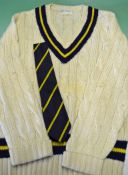 1950s Cambridge University "Quidnuncs" cricket team attire – to incl Cricket team pullover and