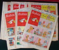 1955 The Robin Comic: Companion to Eagle and Girl comic featuring Andy Pandy, Richard Lion, Flower