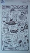 Original Hand Drawn Michael Bentine’s Potty Time Story Board Artwork: Original Pen & Ink from Star