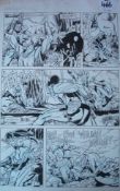 Original Hand Drawn Harsh Realm Story Board Artwork: Original Pen & Ink from No 5 issue Page 12 By
