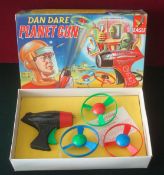 Merit (J&L Randall Limited UK) Dan Dare Planet Gun: Plastic gun with 3 x revolving missiles -