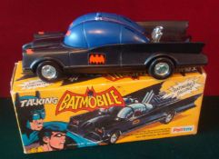 Palitoy Talking Batmobile: Battery operated 1977 Batmobile complete with original box in working