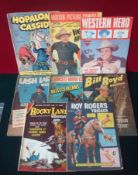 Small Selection of Rare 1950s Western Reprints: Mainly Miller Vigilante Hideout, Hopalong Cassidy,