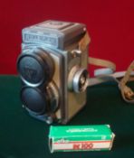 Original Rolleiflex 4x4 Baby Grey Camera: serial number:- 2056349 TLR camera 4x4 format takes