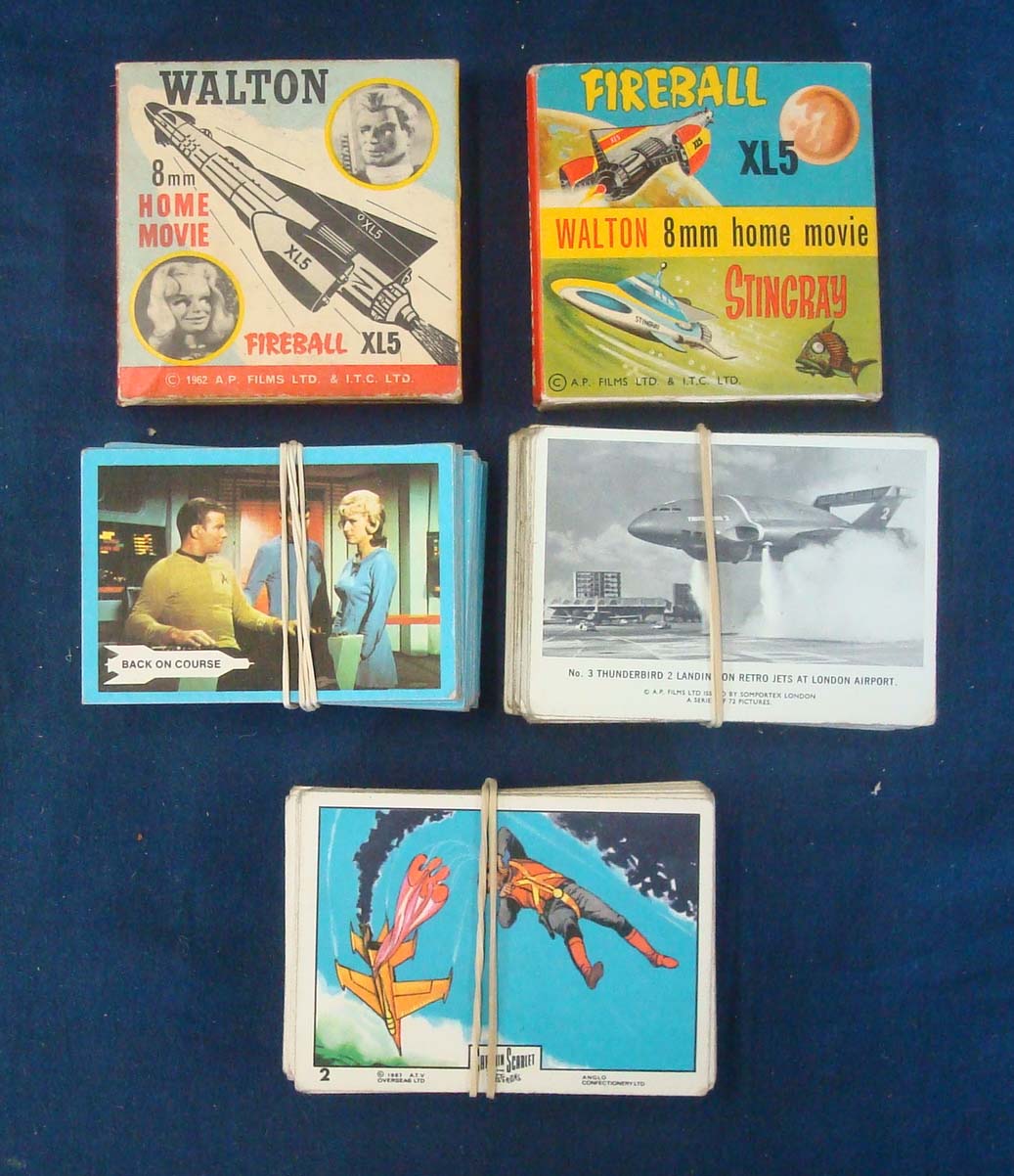 TV Space Programmes related Items: To include 8mm Cine Films Fireball XL5 and Stingray together with