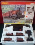 Hornby Midland Cross Country Set: To consist of Loco, Four Coaches, Track still retaining play mat