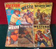 Six 1920s/30s American Western Pulps: To include Double Action Western, Western Action Novels,
