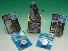 Selection of Dr Who related Items: To include Davros (2 Hands Version) Dalek Pull Back unopened,