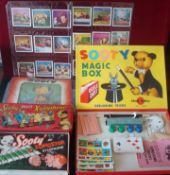Collection of Sooty Related Items: To include Chad Valley Magic Box (unused), Songster Xylophone (