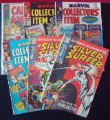 Selection of Marvel Comics: To include Silver Surfer No 7, 10 (10 punched holes), Marvel Collector’s