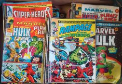 Collection of British Marvel Comics: Featuring The Hulk, Rampage, The Super-Heroes, Planet of the