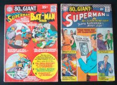 DC Comics 80 Page Giant Comic: Issue No 15 (1965) Superman and Batman, No36 (1967) Superman (2)