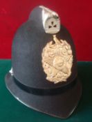 Police Helmet: High Combe Leeds City Police. Made by Christy’s of London complete with Strap