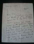 WW2 Letter from Clementine Churchill: A Great period Letter from Sir Winston Churchill’s Wife with a