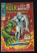 Marvel Tales to Astonish: Featuring Sub-Mariner and The Hulk and Silver Suffer No 93 July 1967