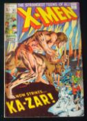Marvel Comics X-Men: Number 62 November 1969 Now Strikes KA-ZAR!
