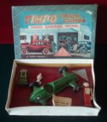 Timpo Toys Petrol Garage: To consist of Racing Car, Petrol Pump, Oil Display, Petrol Pump Man all