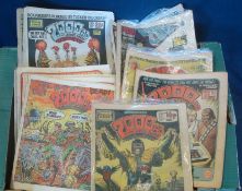 Large Collection of 2000AD Comics: To consist of Numbers 8,9,145,166,225 and complete runs 298 – 424