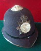 Police Helmet: Durham Constabulary having a Bi-metal helmet plate complete with Strap