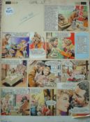 Original Hand Drawn Marie Currie Story Board Artwork: Original Watercolour in full colour by Gerry