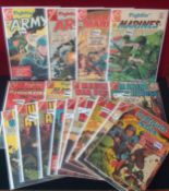 Selection of Charlton Comics: Featuring Fighting Army No’s 75, 78, Fighting Marines No’s 73, 76, 77,