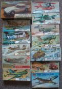 Selection Airfix Model Kits: To include 1:24 Toyota 2000GT, 1:72 Swordfish, Arado Ar 196, Meteor