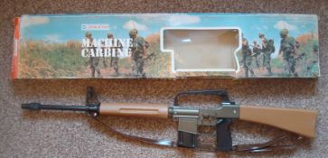 1979 Lone Star Machine Carbine Rifle: Great example of this toy having Metal and Plastic