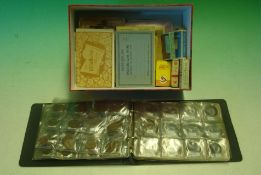 Mixed Box of Collectables: To consist of Cigarette packets, Postcard Booklets and a Folder of Old