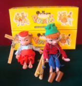 Two Pelham Puppets: To include Twizzle and Perky both in original boxes and in great condition (2)
