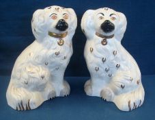 Pair of Beswick England Spaniels Fire Dogs: Makers number 1378-5. The dogs are in good condition