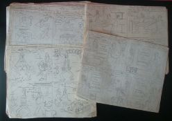 1940s Original Art Draft Comic Radio Fun Scripts for Fleetway Comics: Including adio Fun, Film Fun