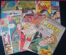 Selection of Romance Charlton Comics: Featuring Sweethearts x2, Brides in Love, Doctor Tom Brett,