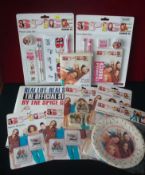 Selection of Spice Girls Related Items: To Key rings, Paper Plates, Memo magnets, Photo Frame,