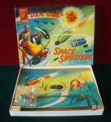 Glevum Games Dan Dare Space Shooting Game: 1950s, licensed by Eagle Comic, complete with original