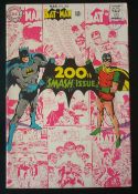 1968 Batman 200th Smash Issue: Having a Neal Adams Cover March 1968 (VG+)