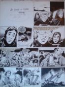Original Hand Drawn Doctor in Charge Story Board Artwork: Original Pen & Ink By Ted Kerr for The