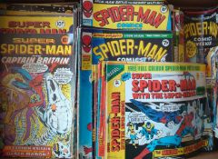 Large Collection of British Marvel Spider-Man Comics: All from the 1970s to include Super Spider-