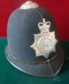 Early Police Helmet: Metropolitan Police having metal band complete with Strap