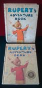 Rare 1940 Rupert Adventure Book: Good example of this book having no writing on pages only person