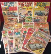 Selection of Charlton Comics: Featuring Hot Rods and Racing Cars No’s 87, 80, 81, 82, Hot Rod